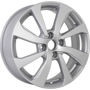 R16 4x100 6J ET37 D60,1 KDW KD1640 (ZV 16_Sandero Stepway) (КС893) Silver Painted